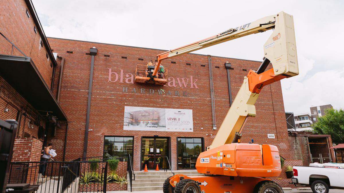 Blackhawk Hardware reaches a milestone in its expansion plans. More renovations are expected to be complete in spring of 2021.