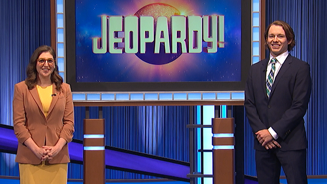 Jake Marvin of Charlotte recently competed on an episode of “Jeopardy!” hosted by Mayim Bialik.