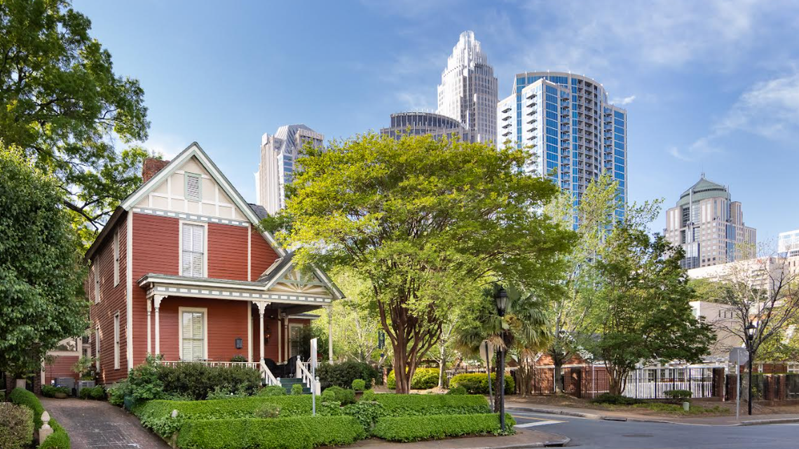 One of the oldest homes in Charlotte, located 400 N Poplar St., has been listed for sale.