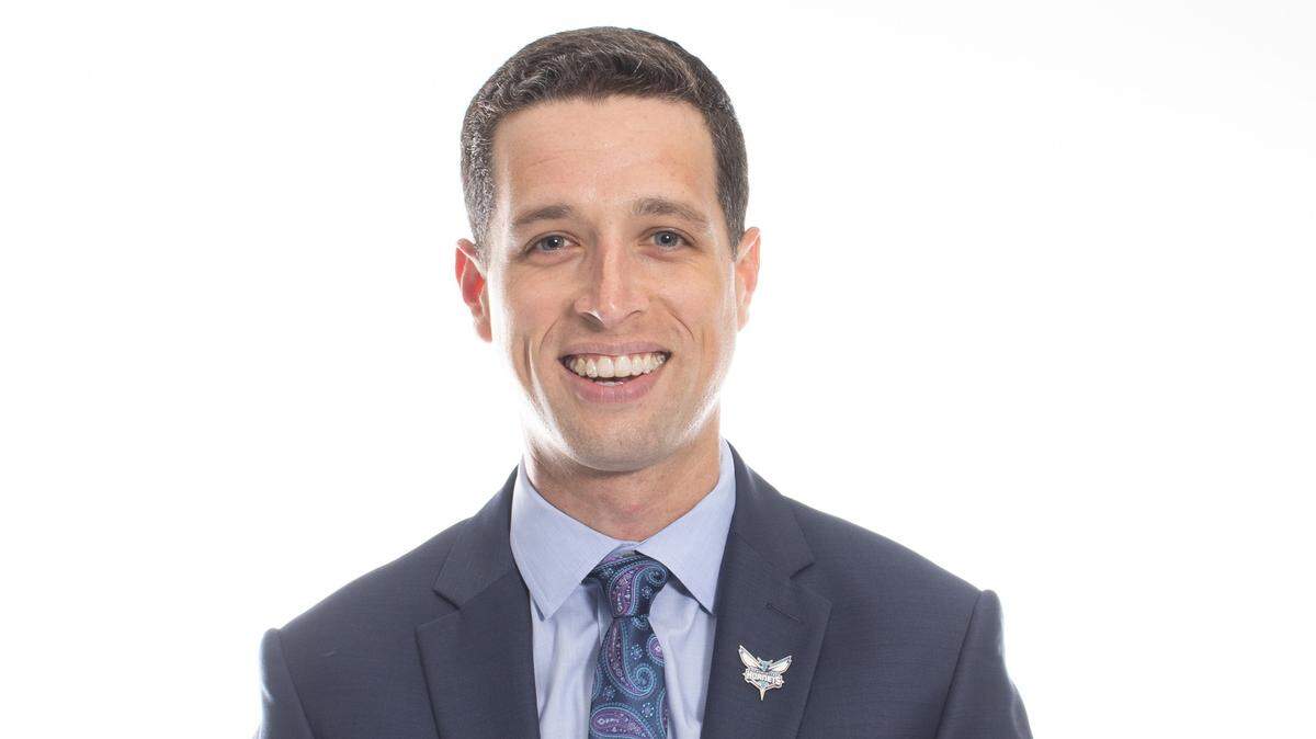 The Charlotte Hornets have hired Chris Kroeger as their play-by-play announcer.