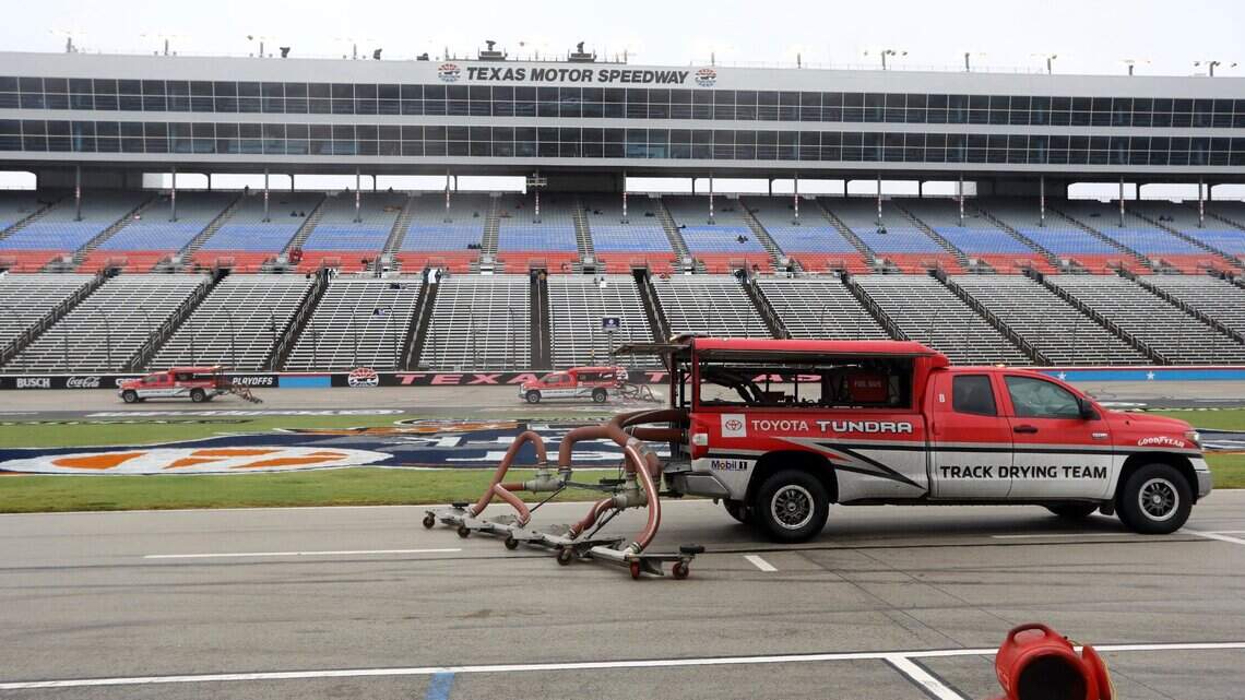 NASCAR at Texas live updates: Race postponed again to Tuesday due to weather