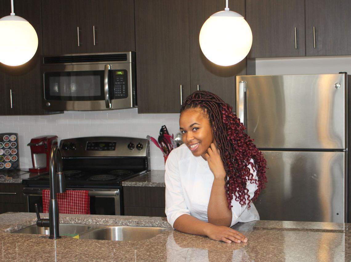 Chef Taylor Worsley said her White Hennessy Peach Cobbler is a fan favorite.