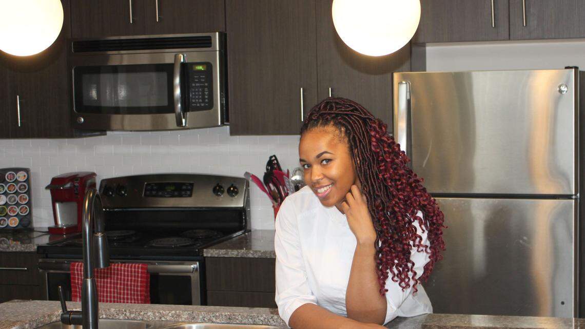 Chef Taylor Worsley said her White Hennessy Peach Cobbler is a fan favorite.