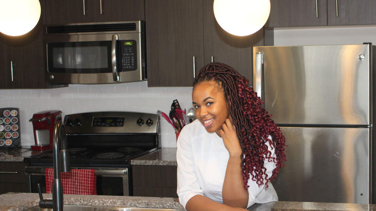 Chef Taylor Worsley said her White Hennessy Peach Cobbler is a fan favorite.