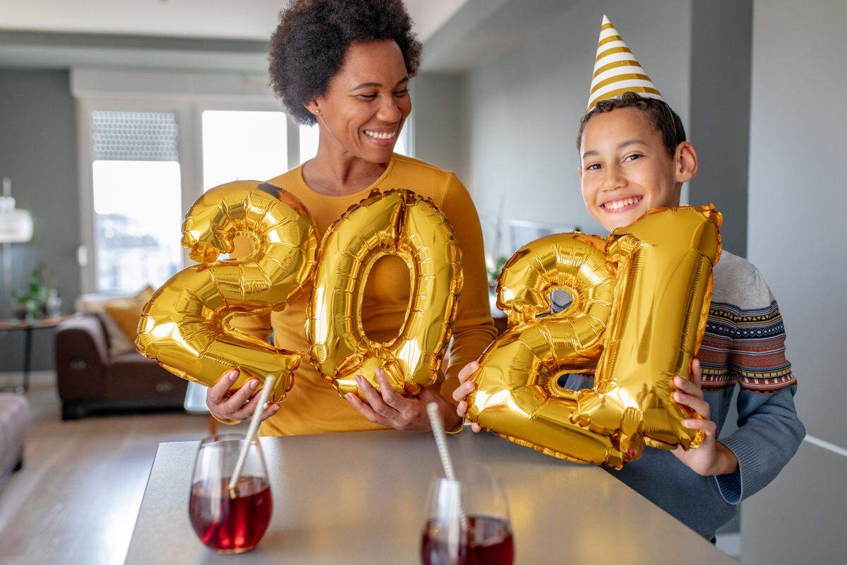 Consider ringing in the new year earlier in the day with kids.