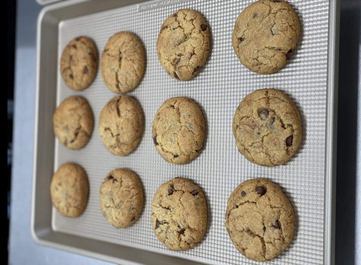 Zsa-Zsa Porter’s teenage son came up with the recipe for Jason’s Homemade Vegan Chocolate Chip Cookies.