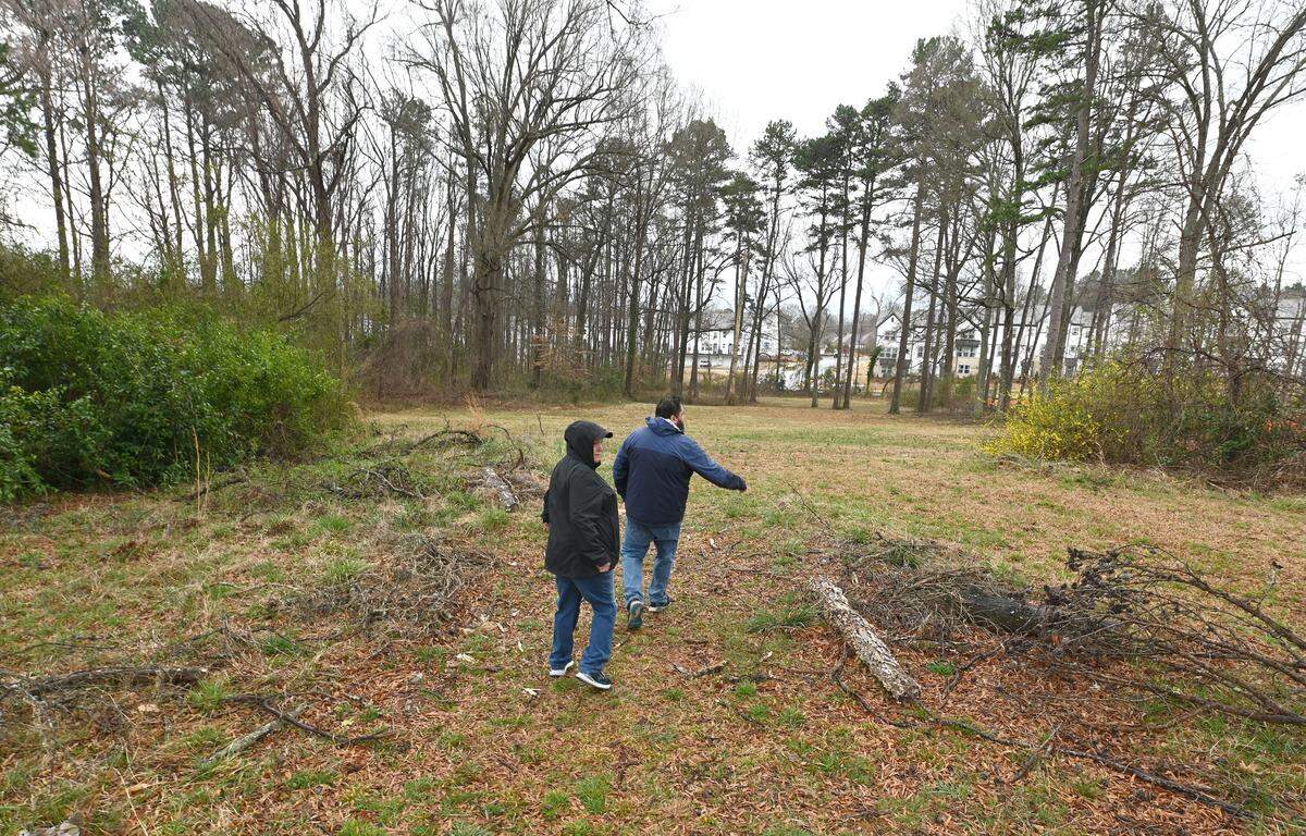 Marion McMahon, left and Joseph Margolis, right, are big advocates for the neighborhood of Derita. The community located north of Charlotte, NC is seeing an increase in residential growth. Margolis and McMahon would like to see the 1.4 acre parcel at 5334 University City Blvd. kept for green space. It is unclear what the city intends to do.