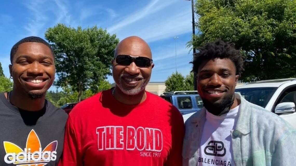 US Olympic sprinter Noah Lyles hopes to match his gold-medal winning dad, who watches from Charlotte