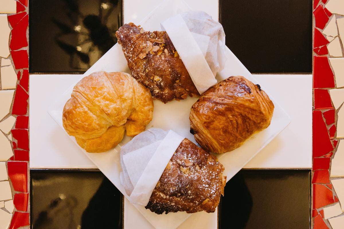 Year-round croissant flavors at Amelie’s include almond twice-baked, chocolate, chocolate twice-baked and classic.