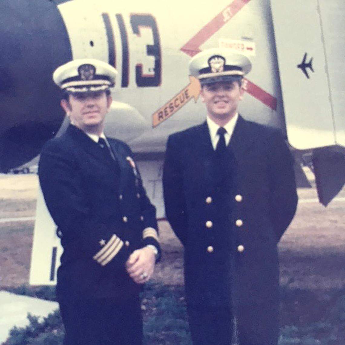 Roy Hendrix, left and his son, Sonny Hendrix, right, in 1986.