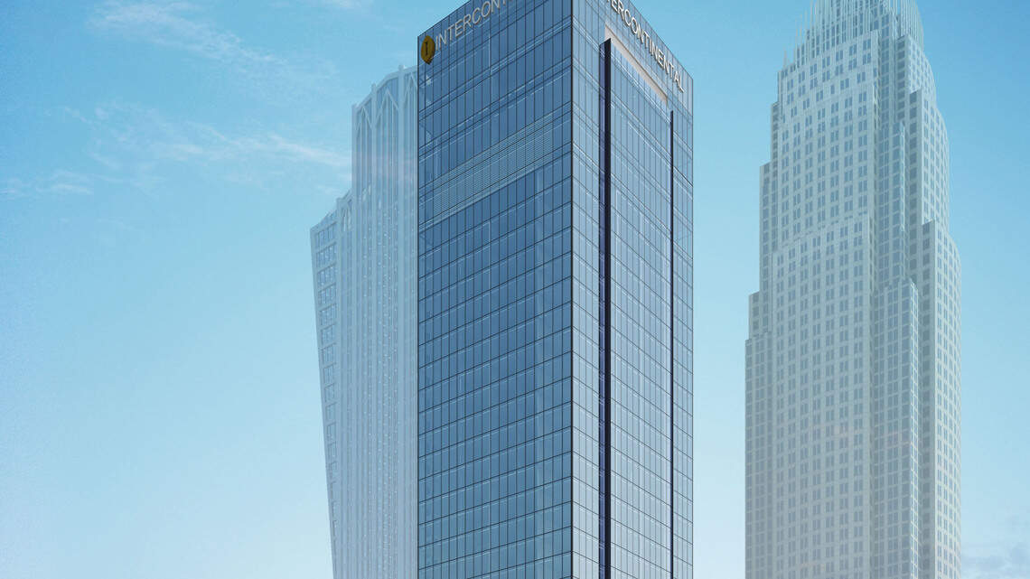 Another crane is coming to Charlotte’s skyline for hotel, theater restoration site