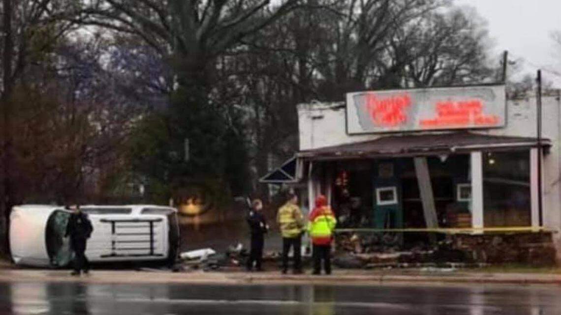 Saturday’s accident happened during the rain. Lupie’s is located near a curve on Monroe Road.