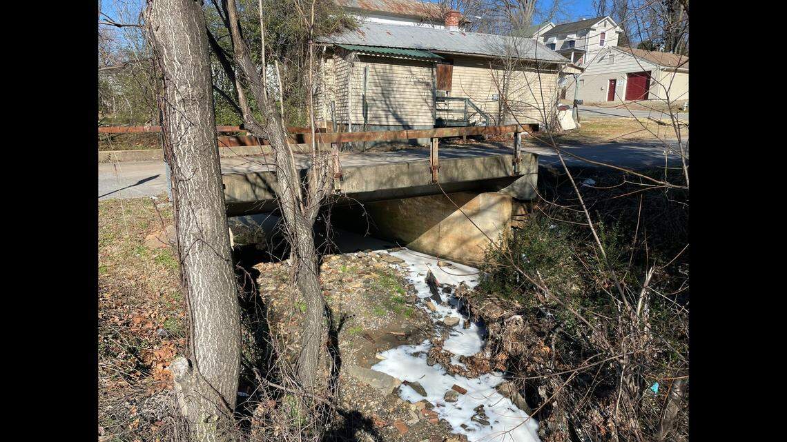 A creek mysteriously turned white as it flowed past homes in Virginia and investigators say it proved to be countless gallons free flowing milk.