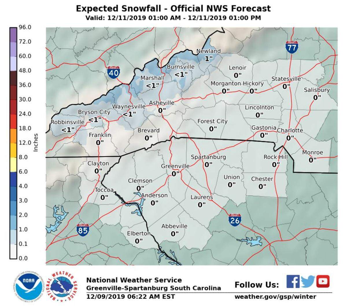 The North Carolina mountains could see more winter weather this week.
