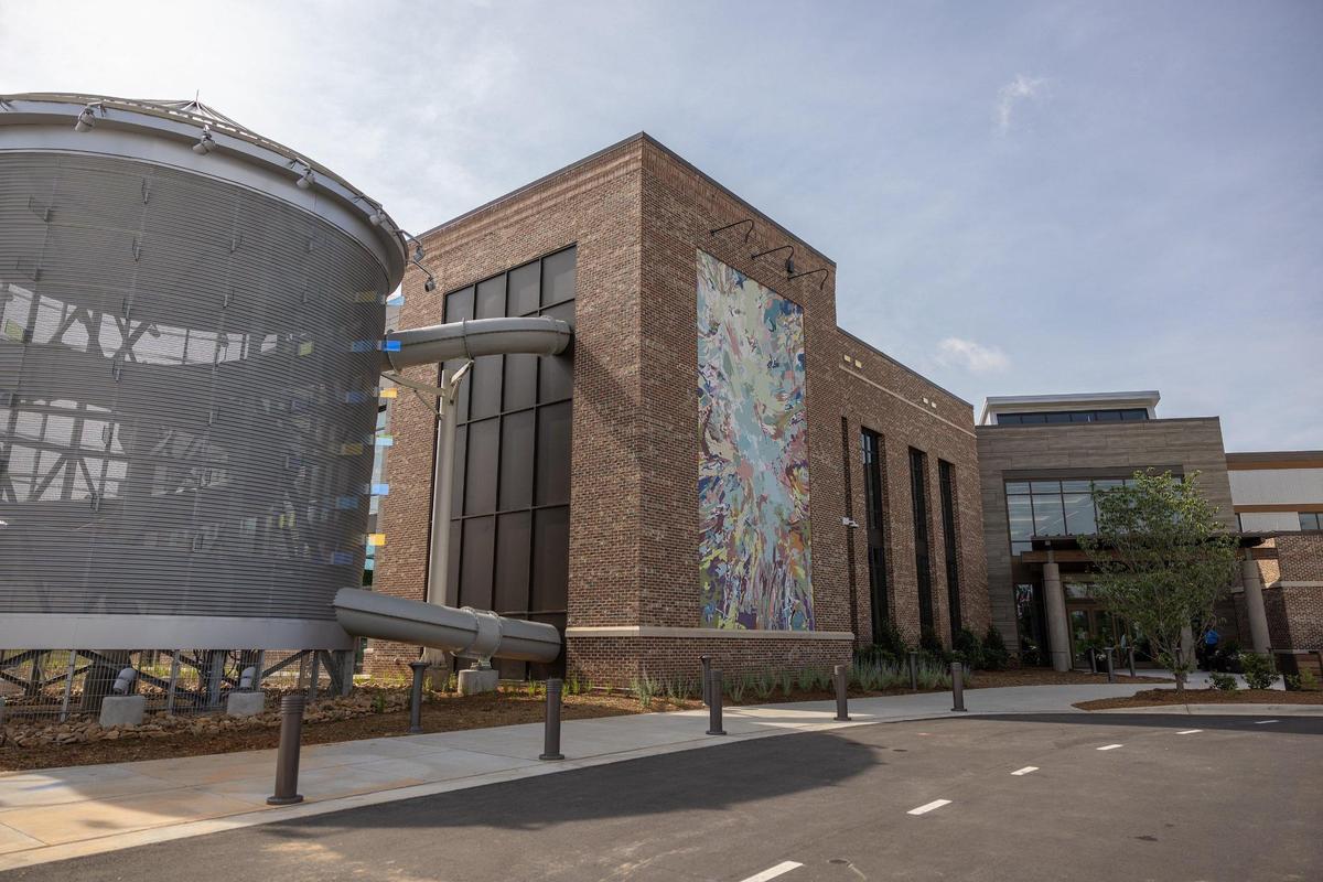 The new Northern Regional Recreation Center and Senior Center in Cornelius, N.C., on Tuesday, June 7, 2022.