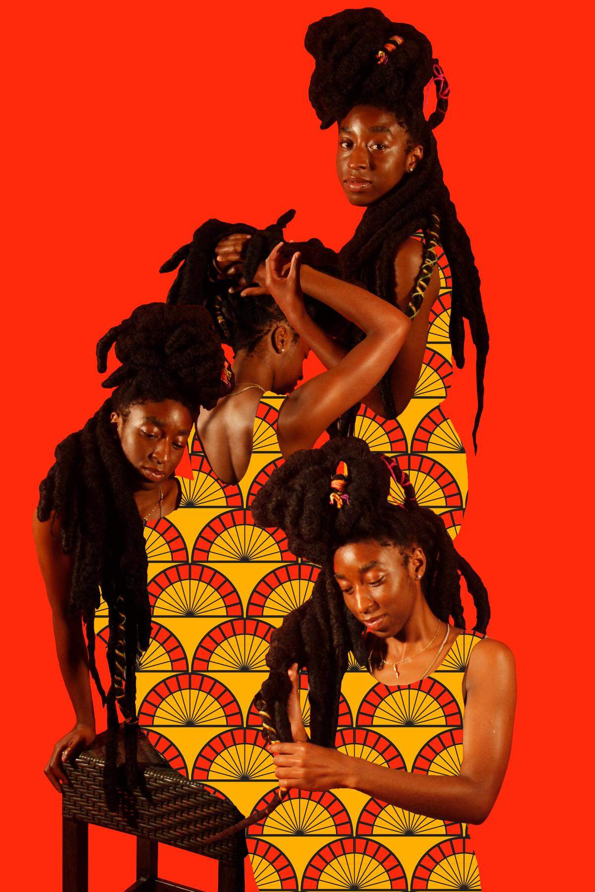 This digital collage by Wabwila Mugala will be part of a group exhibition at Goodyear Arts that will include 40 artists from across the South. It opens June 7.