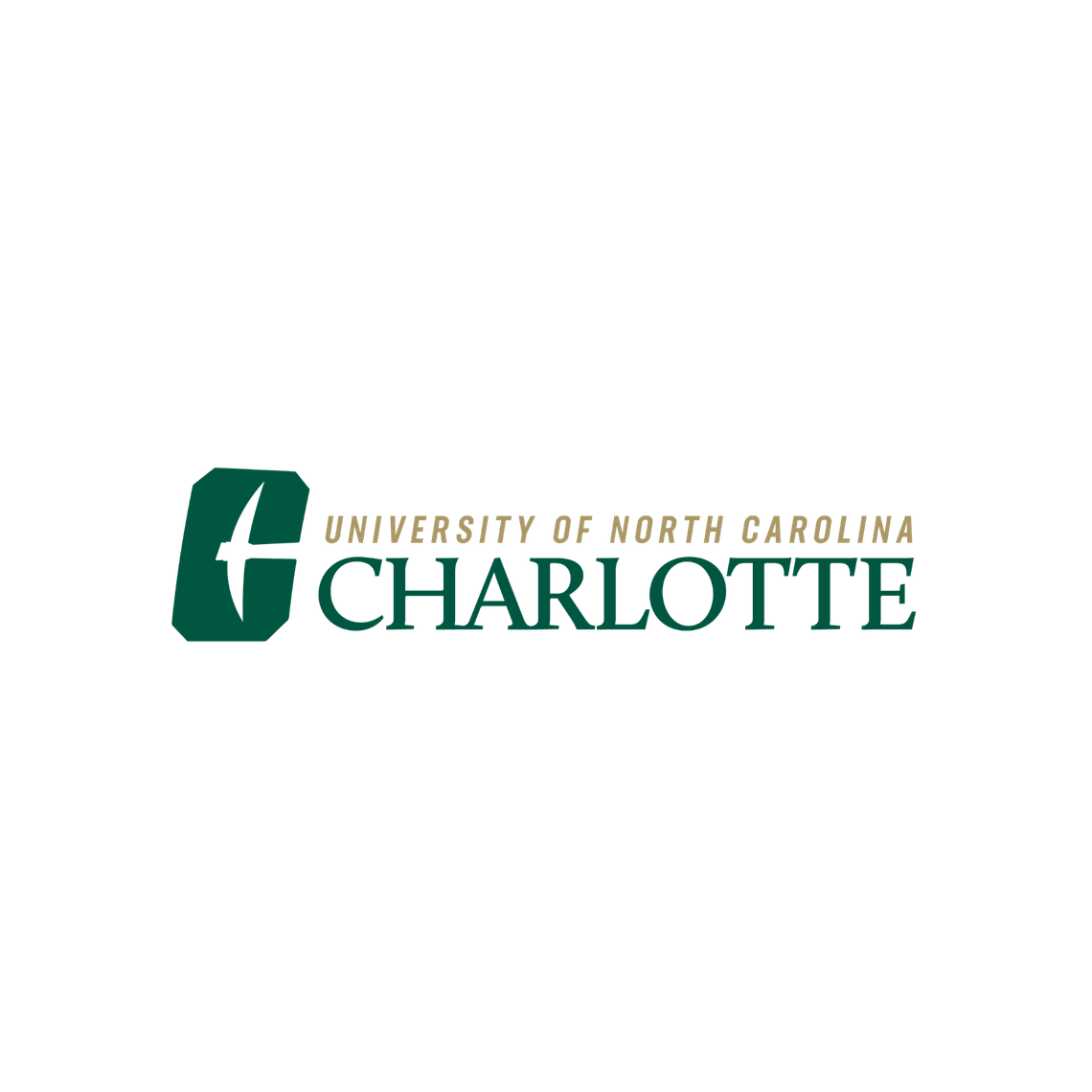 The University of North Carolina Charlotte unveiled a new primary logo in August 2021. The new logo drops “UNC,” spells out the school’s full name, with an emphasis on “Charlotte.”