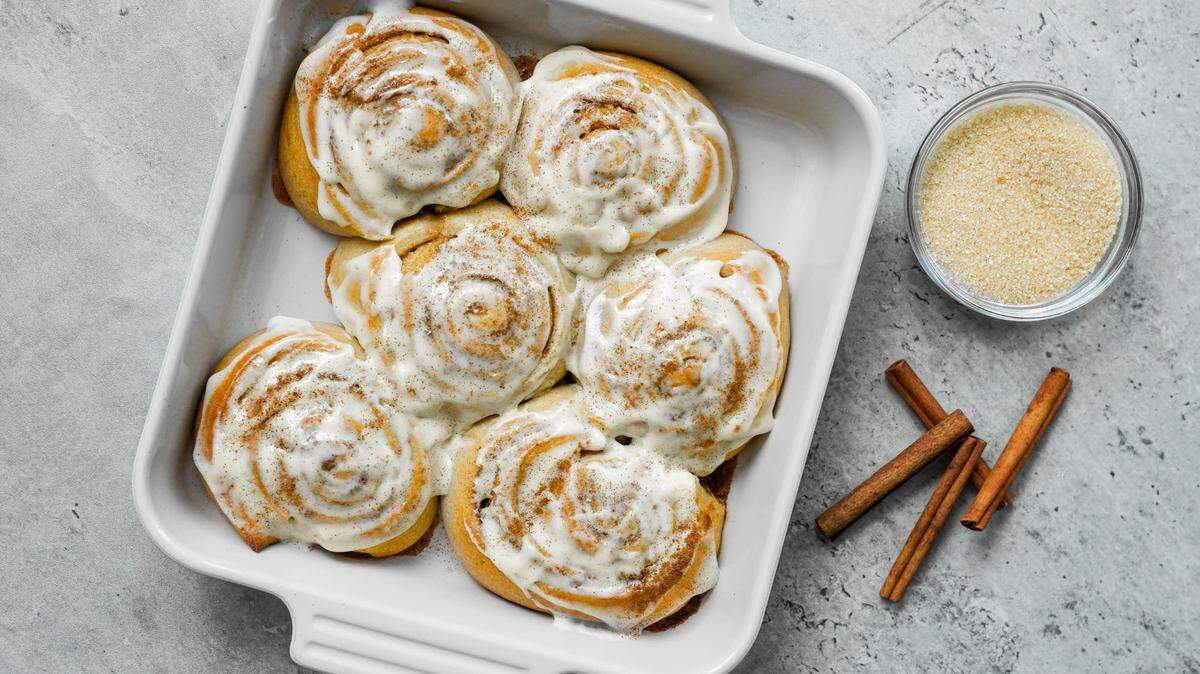 Evan McHalffey, the chef at Forty Twelve, grew up eating cinnamon rolls for Easter.