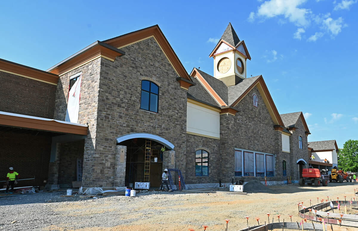 The 110,000-square-foot Wegmans in Charlotte has a new outdoor design with stone.