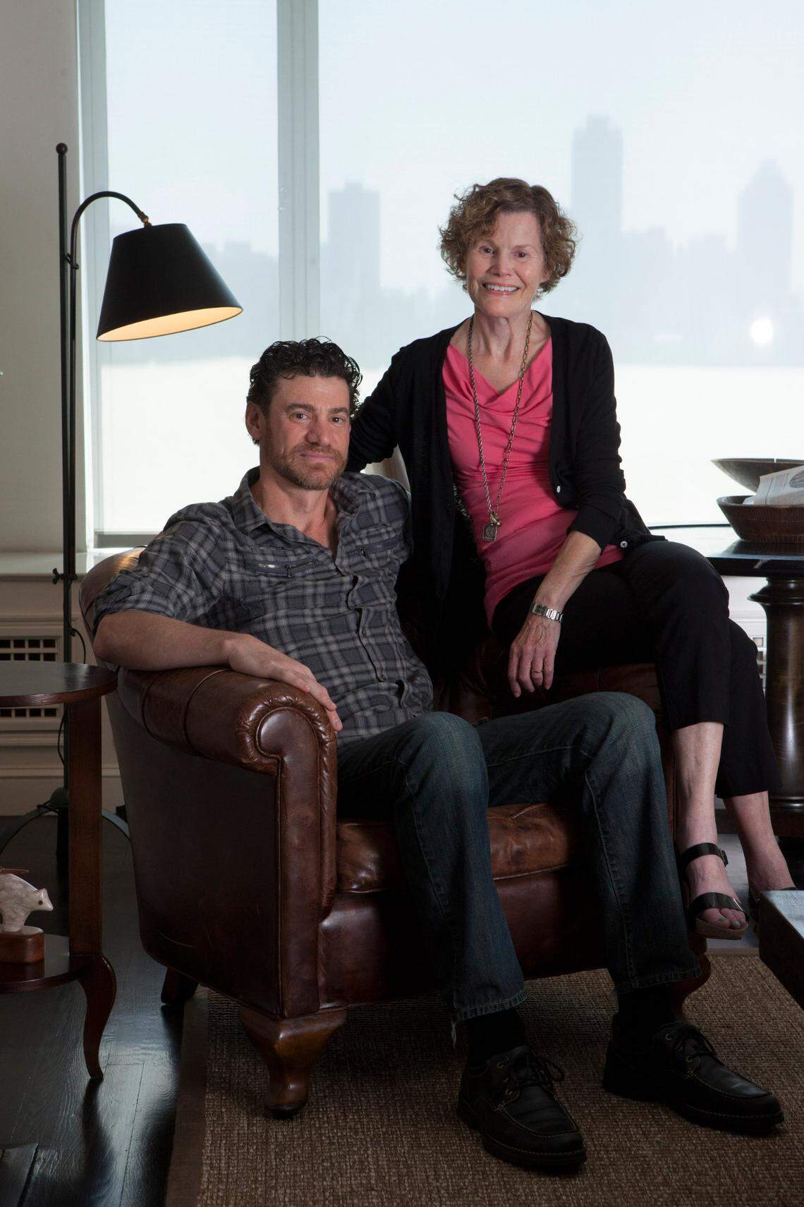 Author Judy Blume with her son, Lawrence, in a 2013 file photo. Blume recently tweeted about her excitement that the movie adaptation of her beloved book, “Are You There God, It’s Me Margaret,” is getting underway. The movie is being filmed in the Charlotte area.