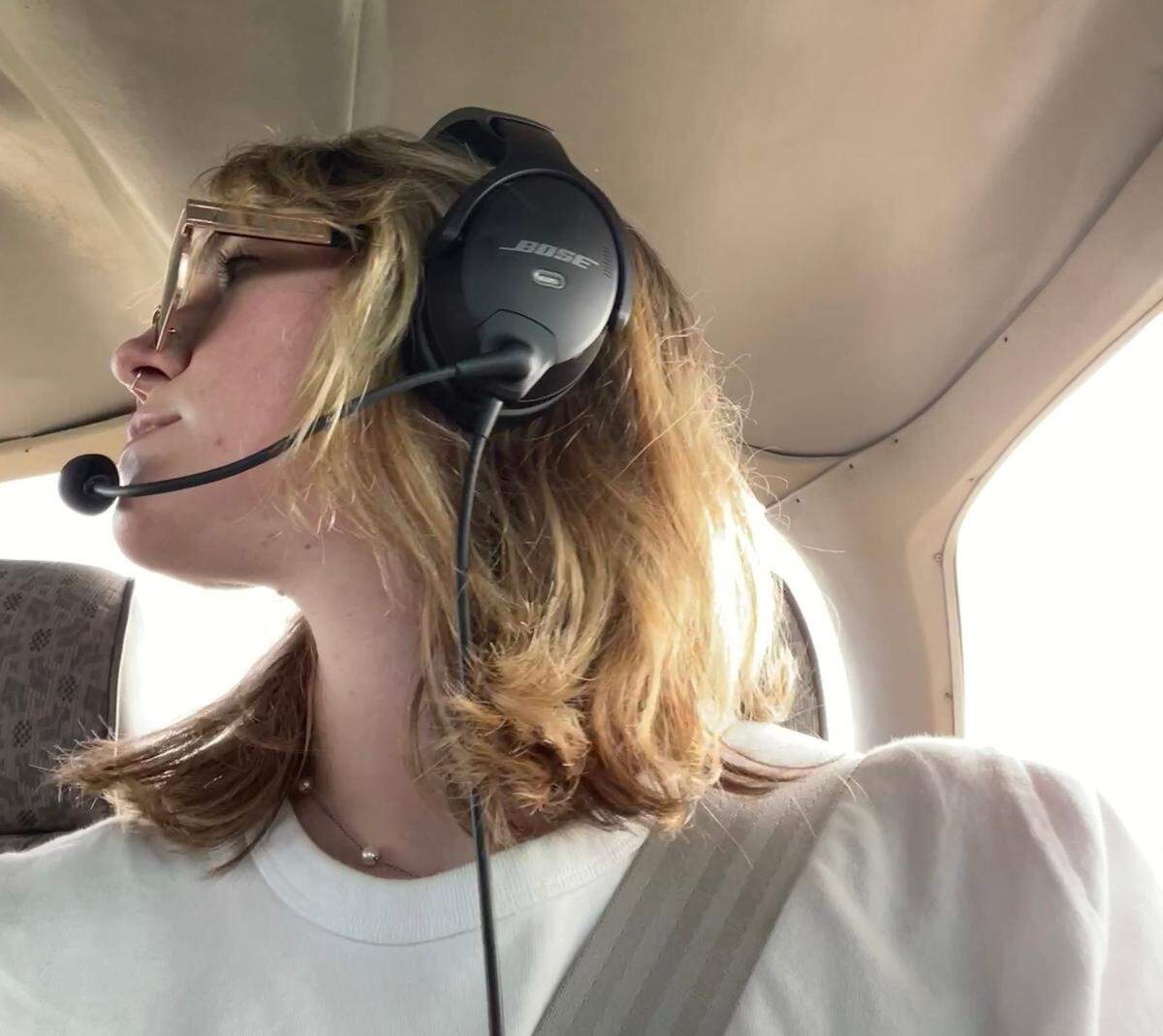 Charlotte Observer reporter Julia Coin flies in a four-person bush plane while a Lake Norman flight school instructor and student look for areas still inaccessible by road in the aftermath of Helene.