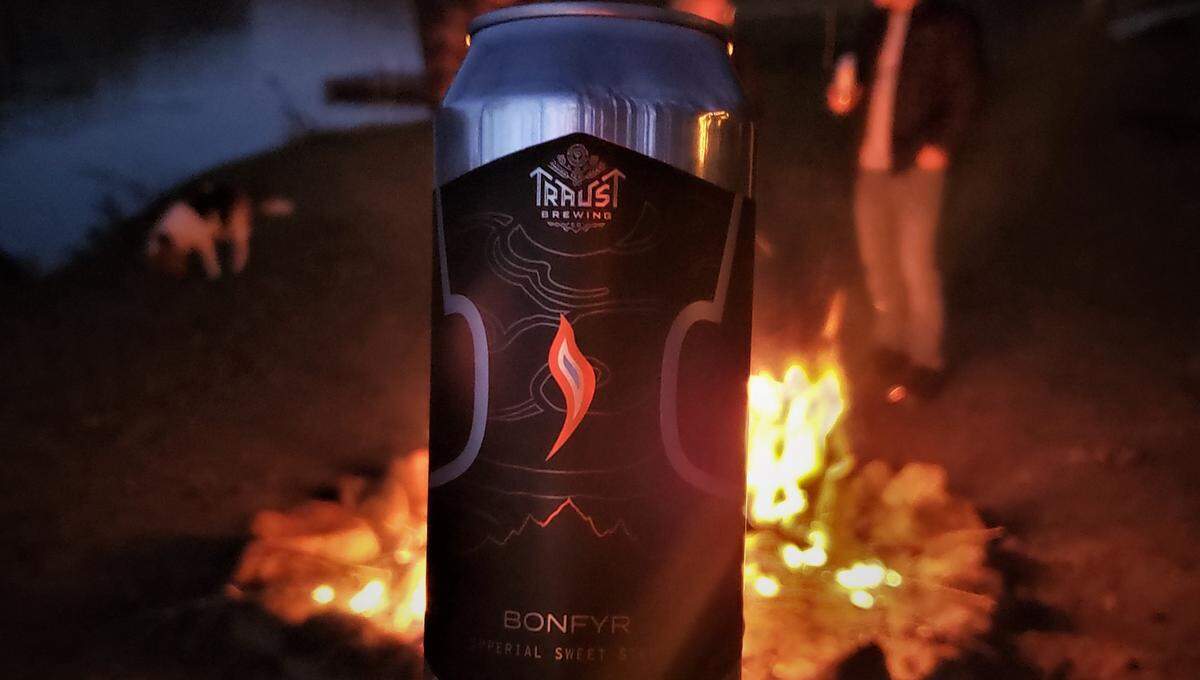 Traust’s BONFYR is an imperial sweet stout.