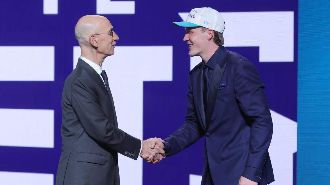 Charlotte Hornets select Duke’s Kon Knueppel with No. 4 overall pick in 2025 NBA Draft