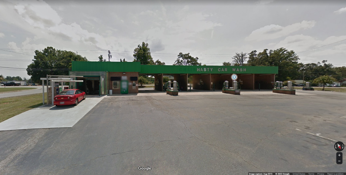It happened just before 6 p.m. Sunday, Sept. 18, at the Hasty Car Wash on Hasty School Road. Thomasville is about 70 miles northeast of Charlotte in Davidson County.