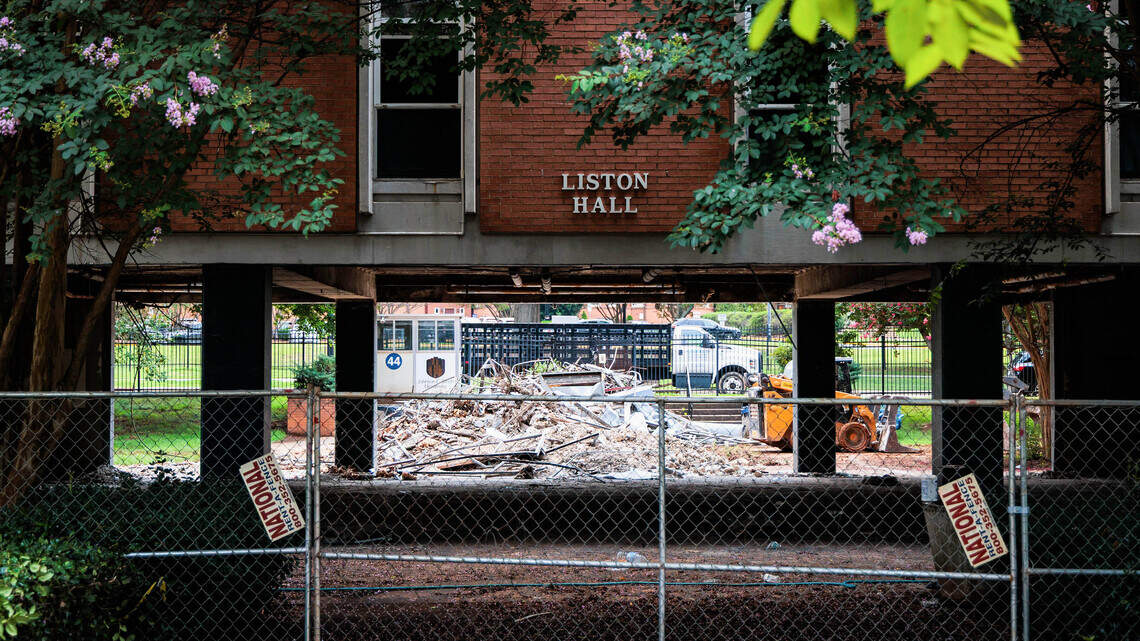 JCSU starts demolishing historic building with an eye toward campus renewal
