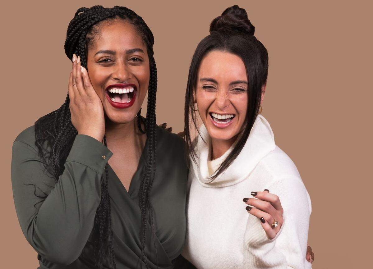 Kristin Taylor (left) and Macie Mincey’s KT Winery products are made to be low sugar, approachable and affordable.
