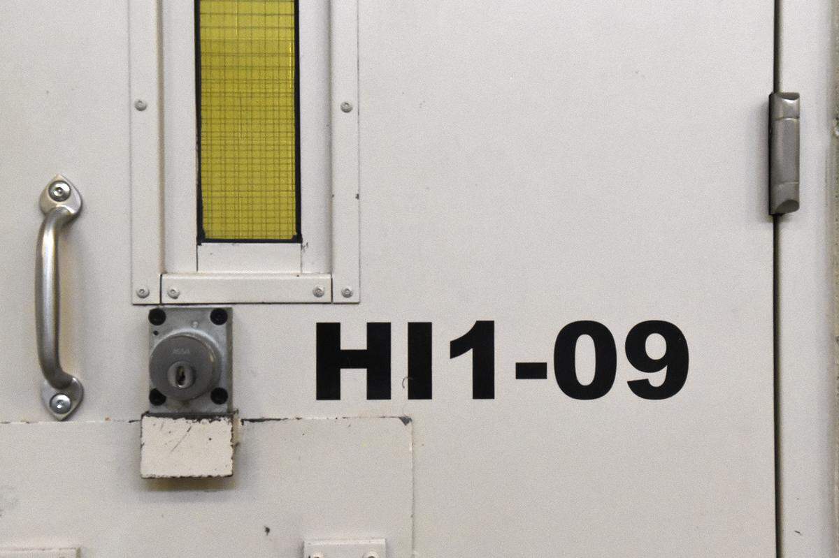 The metal doors of the Disciplinary Detention Unit (DDU) are different from the wooden cell doors in general housing at Jail North. The Mecklenburg County Sheriff’s office has closed the controversial solitary confinement unit, where teenage offenders were once held in isolation for all but one hour a day.
