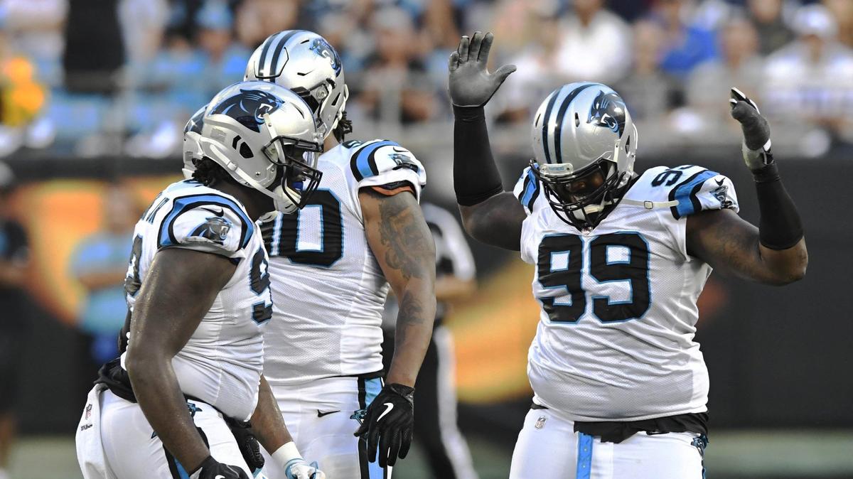 Carolina Panthers defensive tackle Kawann Short and the Panthers’ defensive line received the highest grade of the game on Sunday night, in a 16-8 win against Dallas.