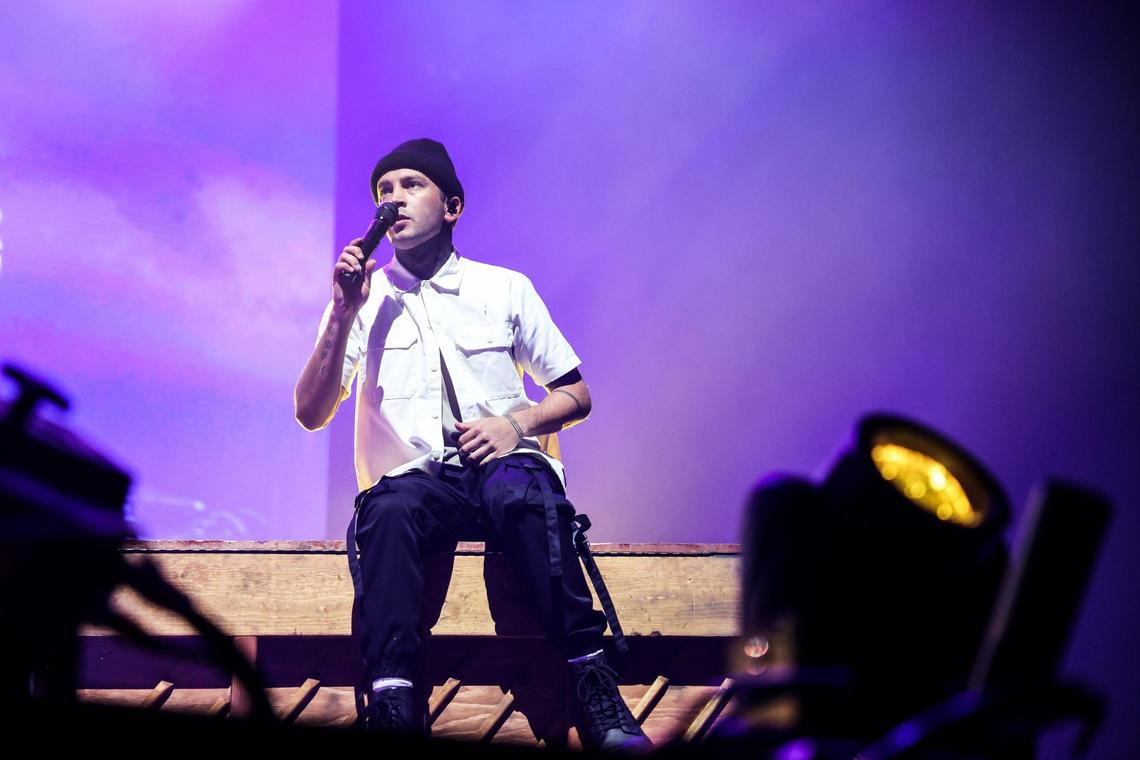 Twenty One Pilots perform at the Spectrum Center in Charlotte, N.C., on Sunday, September 4, 2022.