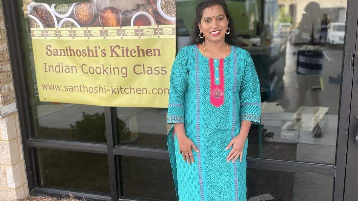 Santhoshi Radhakrishnan, owner of Santhoshi’s Kitchen in Fort Mill.