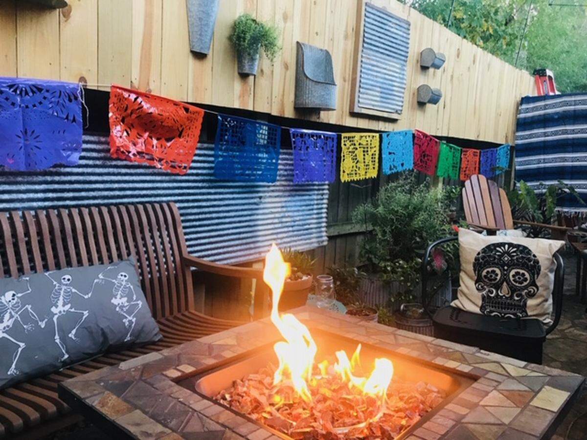 The “secret outdoor garden” at The Artisan’s Palate offers a relaxed vibe.