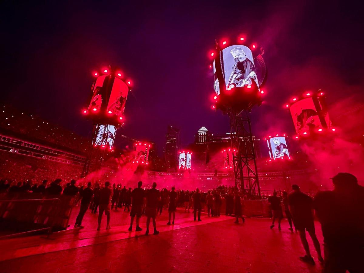 Metallica performs at Bank of America Stadium in Charlotte, NC on Saturday, May 31, 2025.