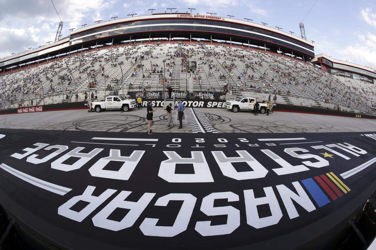 NASCAR’s all-star race, normally held at Charlotte Motor Speedway, was moved to Bristol, Tenn., for the first time in 2020 because Tennessee state officials said they would allow up to 30,000 fans to come to the race.