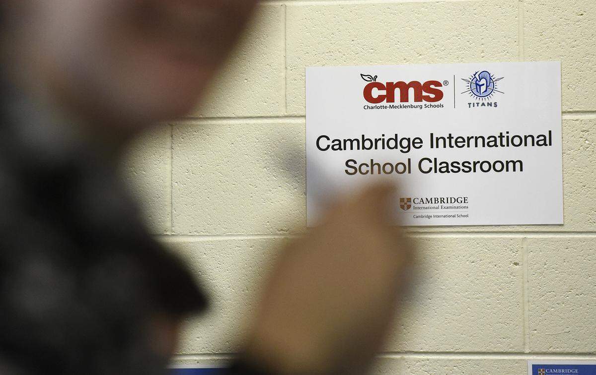 Being a Cambridge International School is rare enough in North Carolina that people involved with the program at Hopewell High have to explain it frequently.