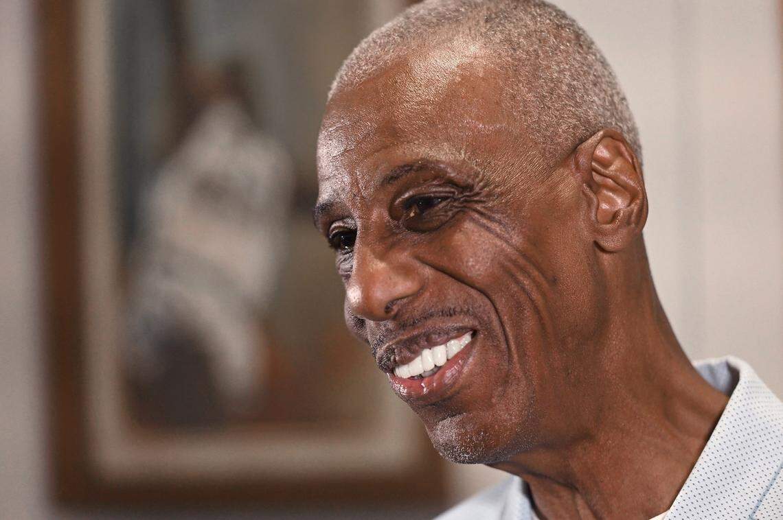 Former UNC Tar Heel, ABA and NBA basketball player Charlie Scott on Monday, June 13, 2022. Scott was UNC’s first black scholarship athlete. He was a two-time All-American and three-time all Atlantic Coast Conference selection. He was inducted into the Naismith Memorial Basketball Hall of Fame in 2018.