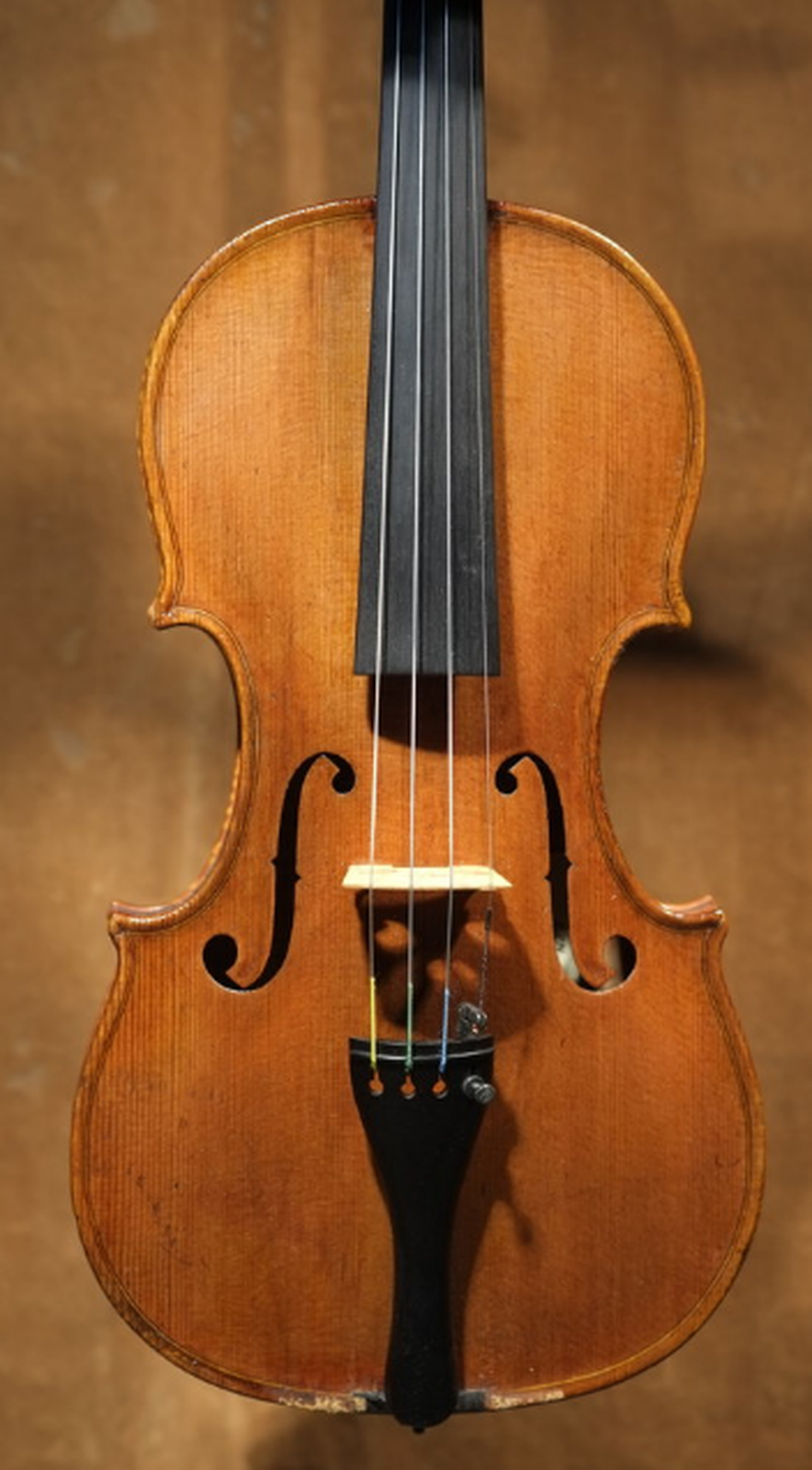 Local high school sophomore David Karpov will play one of the “Violins of Hope,” this 98-year-old instrument that once belonged to Jewish industrialist Shimon Krongold.