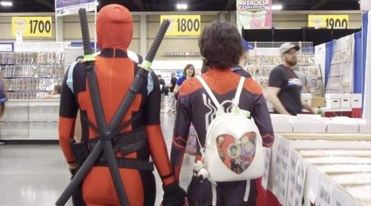 Cosplay is a common sight at Heroes Convention.