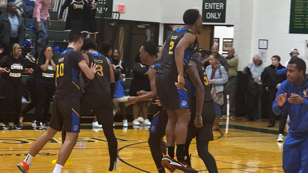 Victory Christian celebrates winning the NCISAA 1A state final Saturday