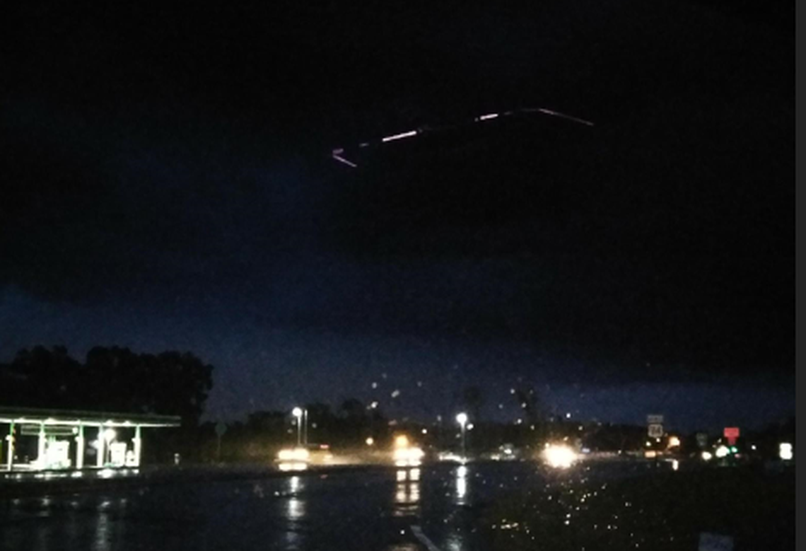 Javion Hill says he took this photo on U.S. 74 southwest of Charlotte on Aug. 18.