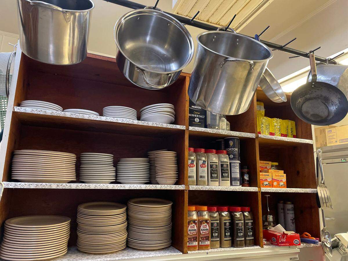My Cuban Corner’s kitchen is stocked, ready for opening. 