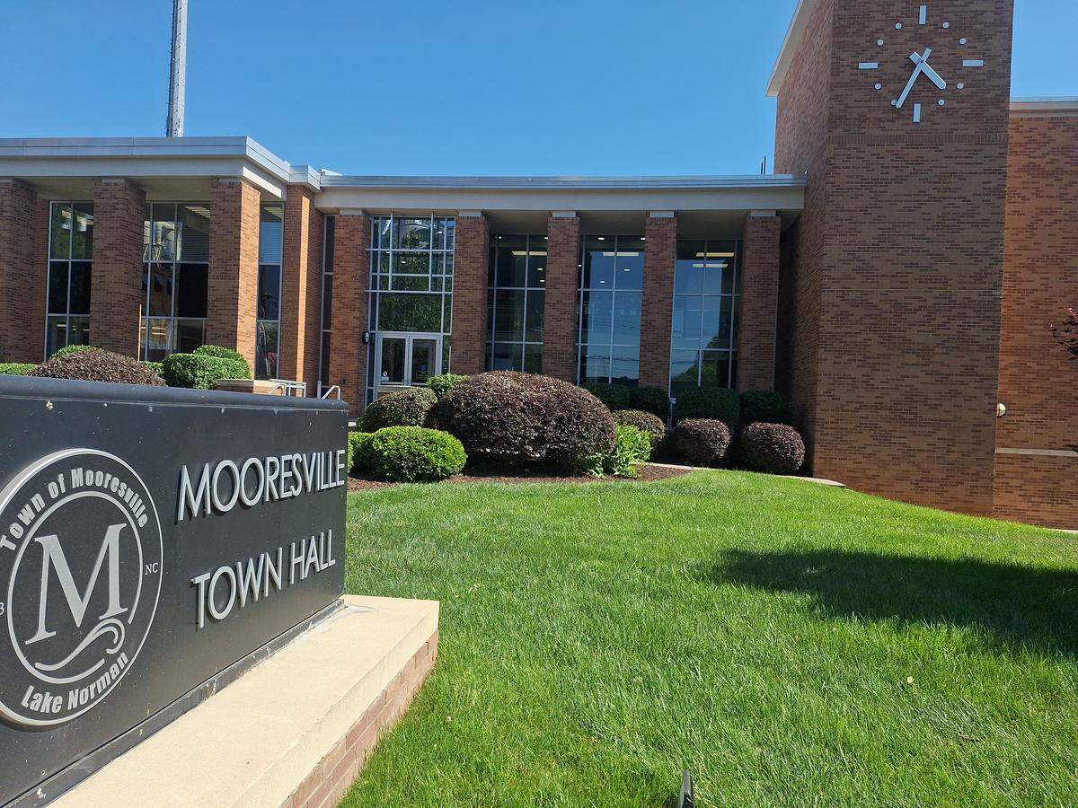 Mooresville Town Hall shown on Monday, May 18, 2026.