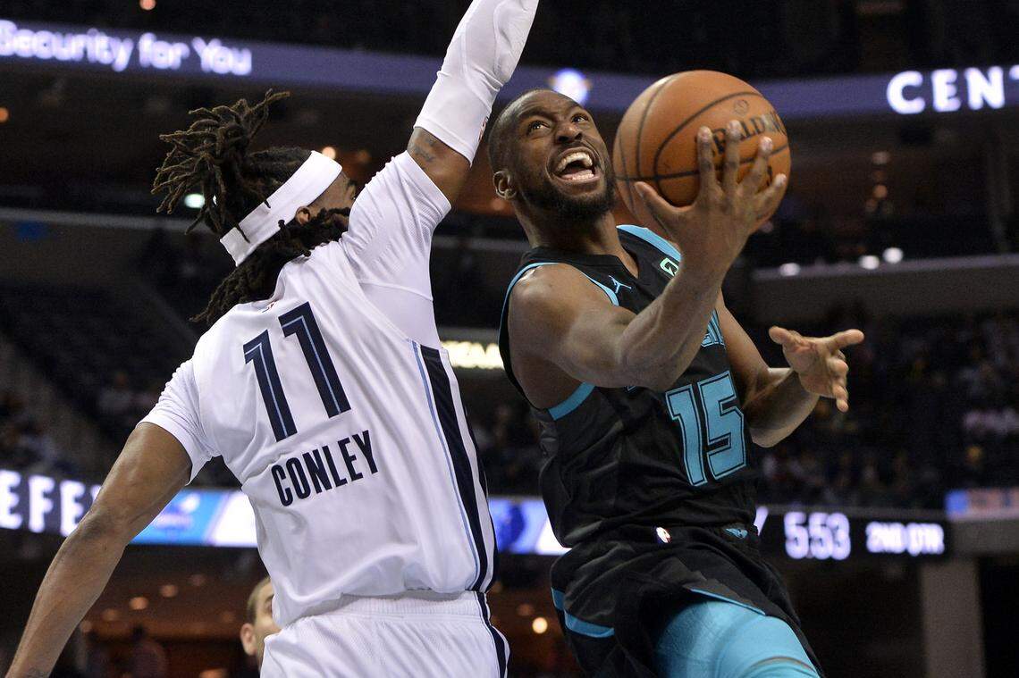 Charlotte Hornets guard Kemba Walker (15) was named one of five All-Star starters from the Eastern Conference Thursday night.