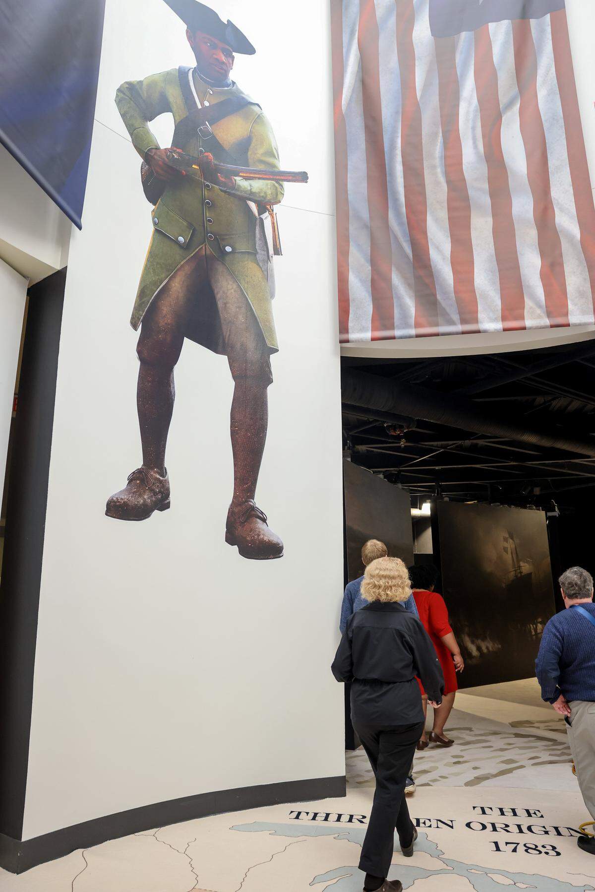 The Charlotte Museum of History is showcasing the “American Revolution: The Augmented Exhibition," shown here on Tuesday, April 7, 2026. This immersive, technology-driven experience uses augmented reality and video game technology to bring the defining moments of the American Revolution to life.