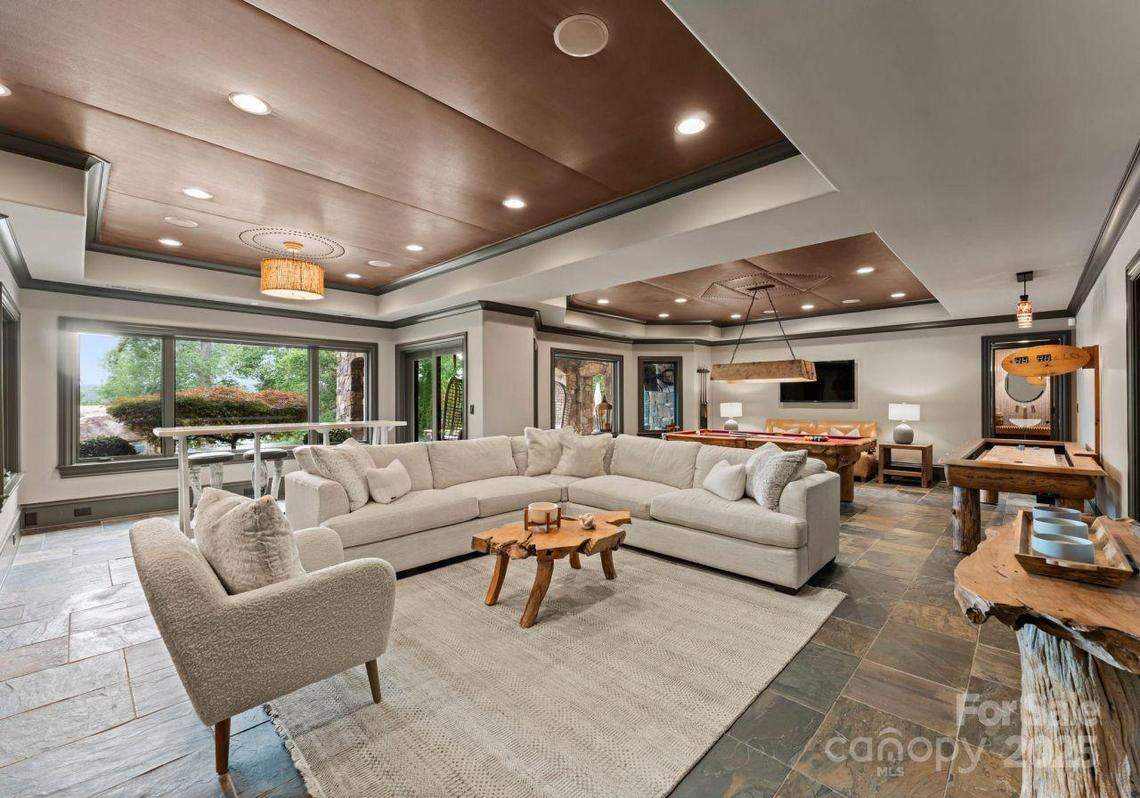 The 8,763-square-foot gated, European-style estate is for sale for $7.5 million.