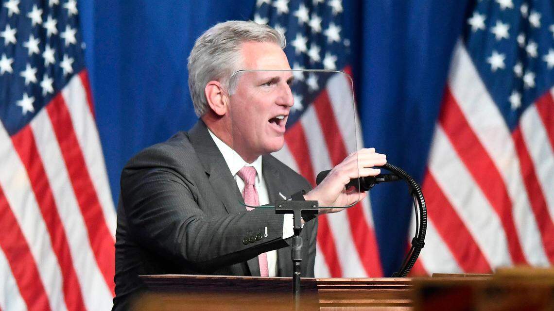 House Minority Leader Kevin McCarthy joined 125 Republicans in supporting a Texas lawsuit challenging President-elect Joe Biden’s projected victory.