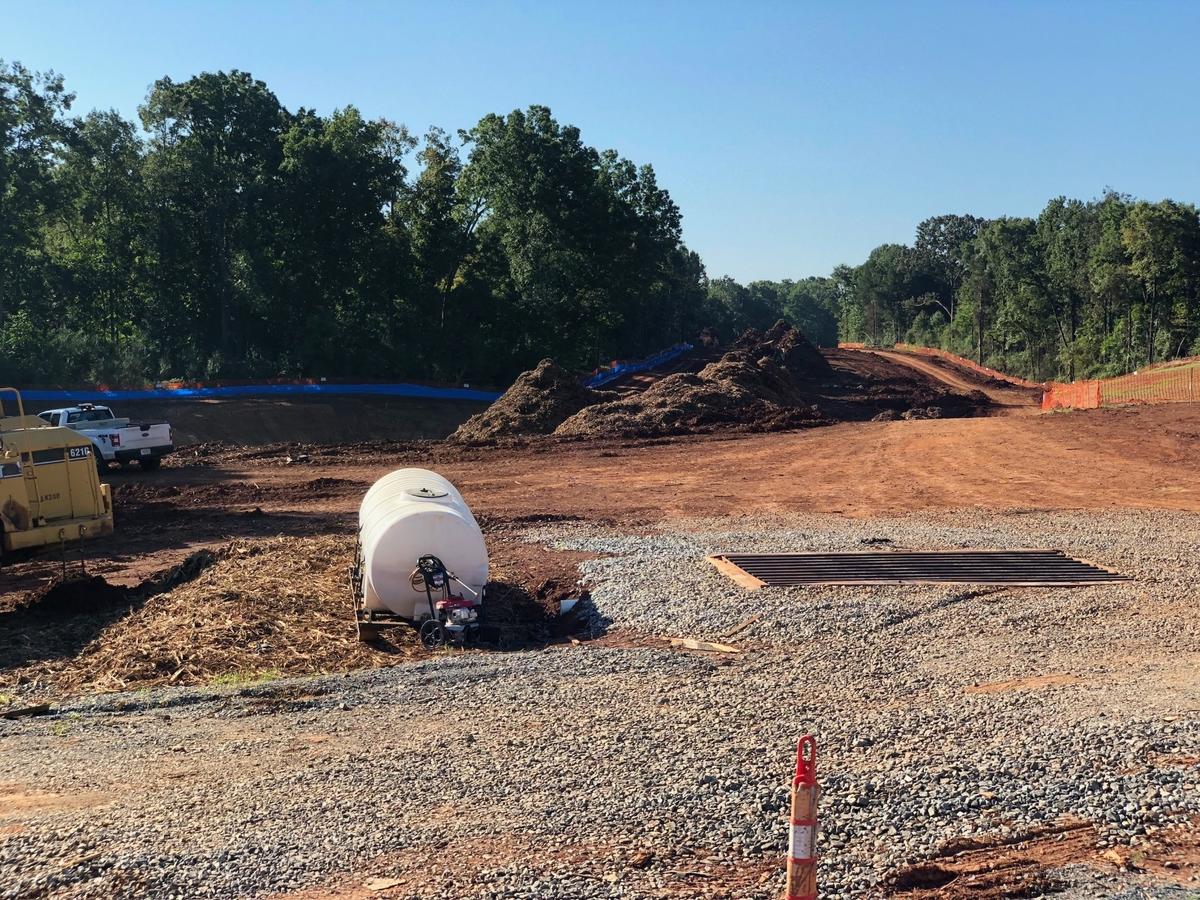 Construction at new Carolina Panthers’ facility in Rock Hill.